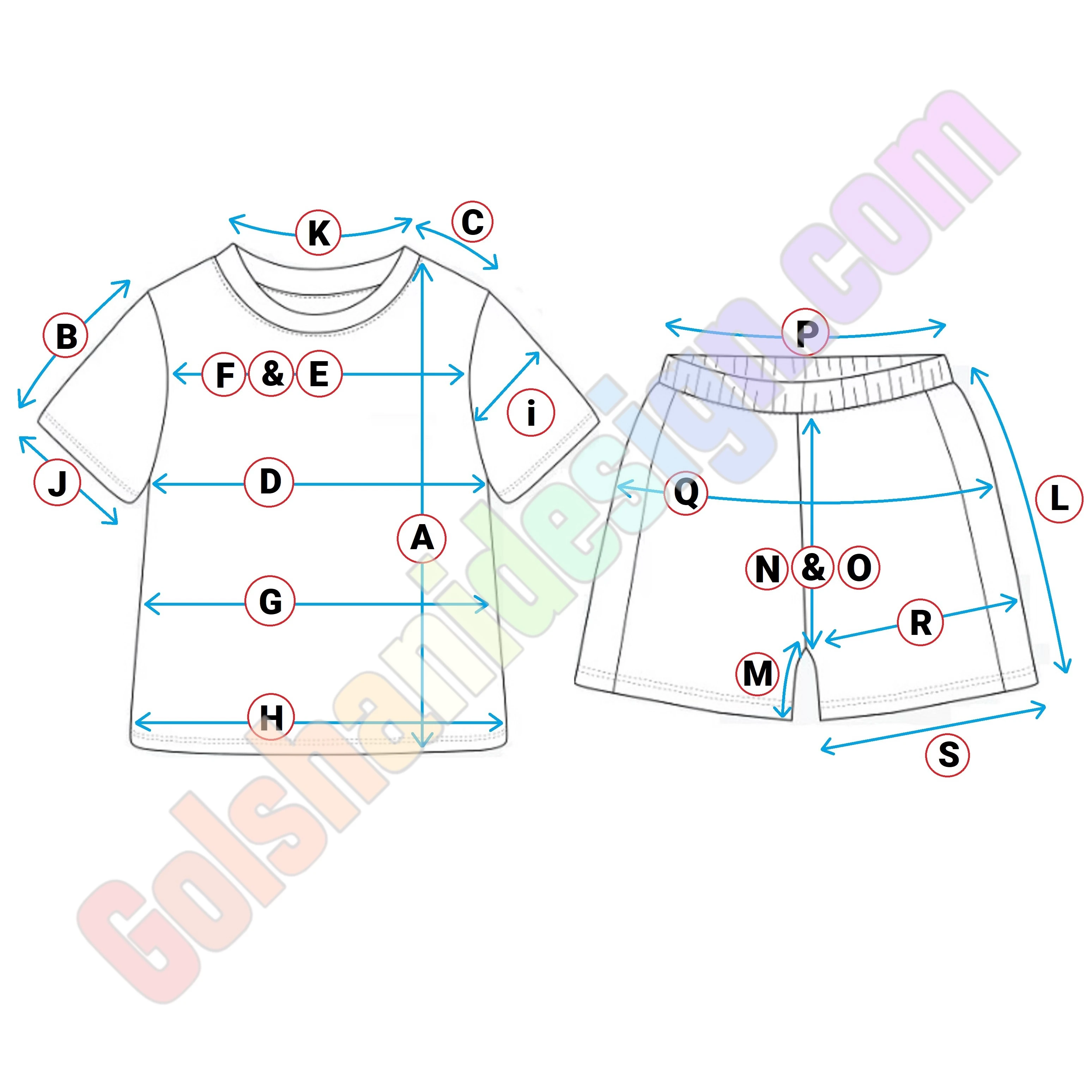 الگوی تیشرت و شلوارک پسرانه (کد ۱۷۲)(سایز ۱ تا ۱۳ سال)